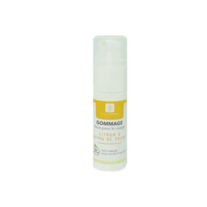 gommage-bio-pour-peau-grasse-huile-essentielle-citron-poudre-noyau-prune-purifiant-assainissant-enleve-impuretes-exces-de-sebum-acne-imperfections-peau-a-probleme-exfolie-peaux-mortes-boutons-savonnerie-du-regagnas-naturel
