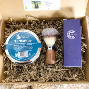 cadeau-homme-rasoir-bois-sureté-savon-barbe-écologique-naturel-qualité-luxe-zéro-déchet-made-in-france