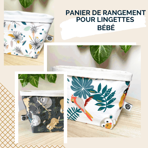 Caisse Rangement linge personnalisé