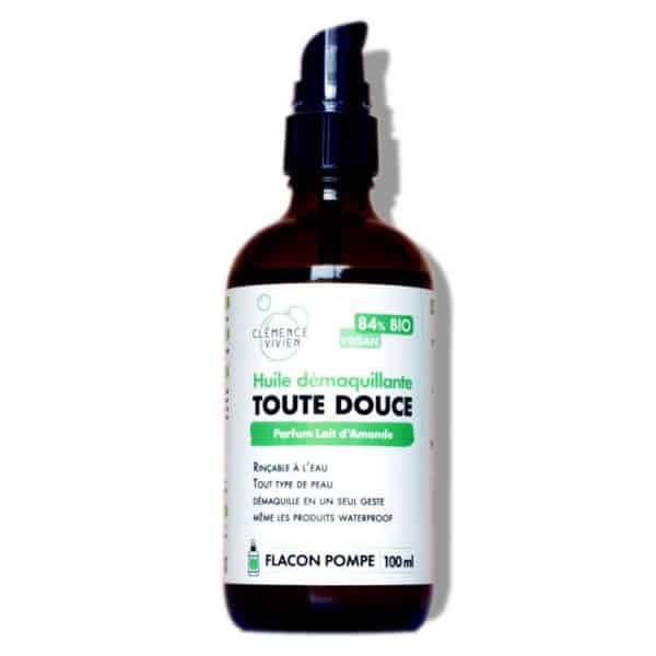 huile-démaquillante-rincable-lait-clemence-vivien-naturelle-vegan-douce-peau-sensible