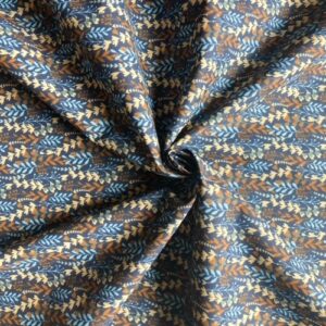 boutique-tissu-coton-fougere-marron-branchage