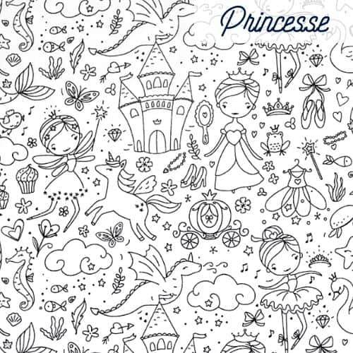 Tapis de jeu lavable feutre eponge coloriage enfant reutilisable